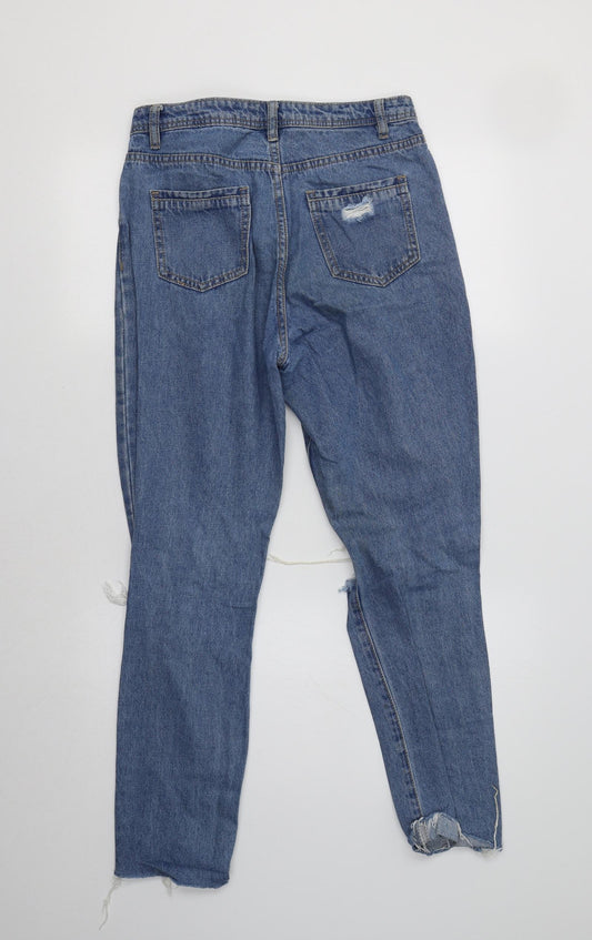 The RocknRev Womens Blue  Cotton Skinny Jeans Size 8 L29 in Regular