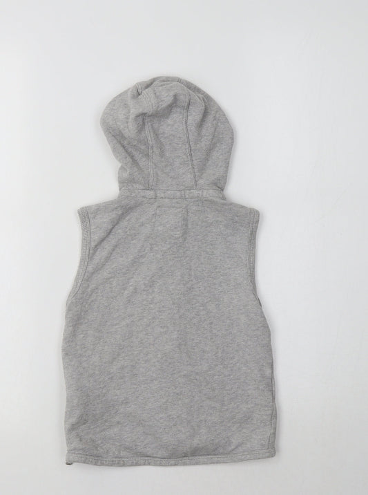NEXT Girls Grey  Cotton Full Zip Hoodie Size 3 Years