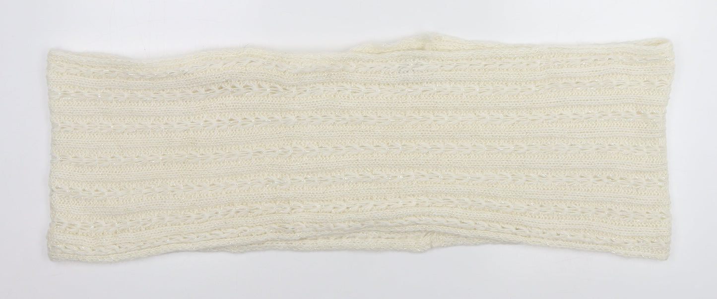 New Look Unisex White  Acrylic  Shawl/Wrap