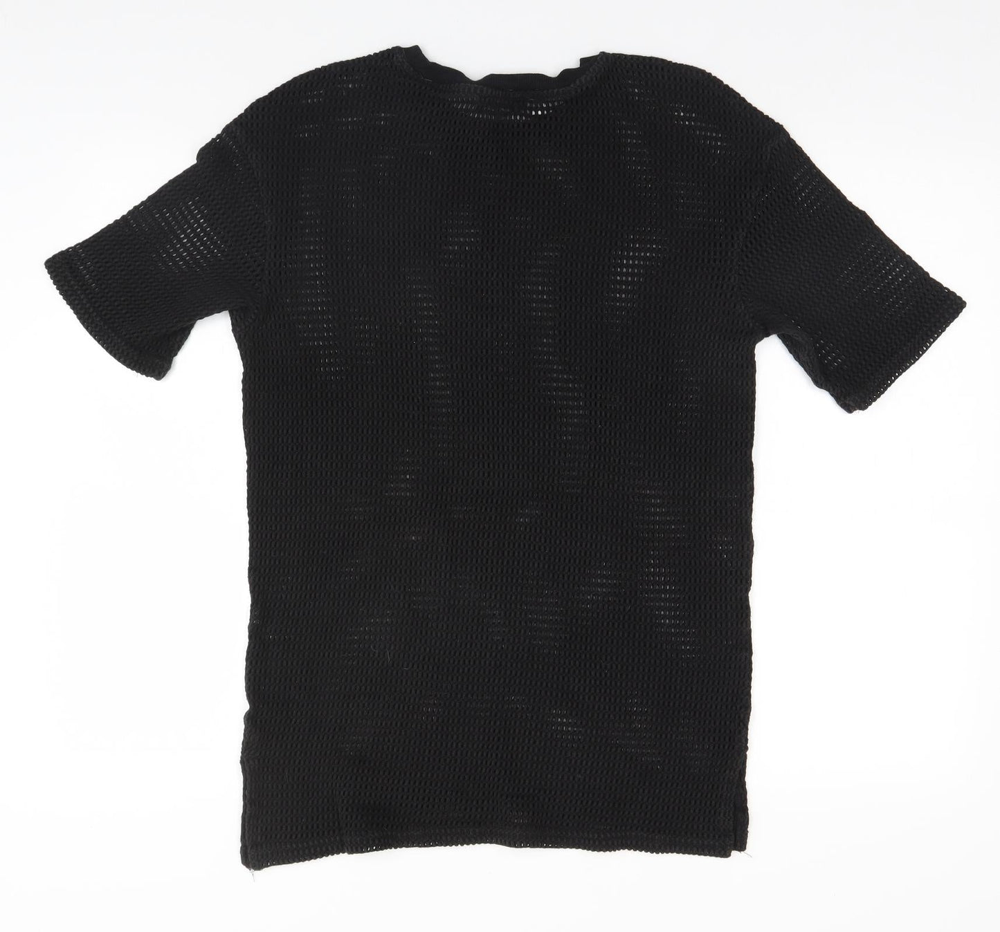 Bershka Womens Black   Basic T-Shirt Size M Round Neck