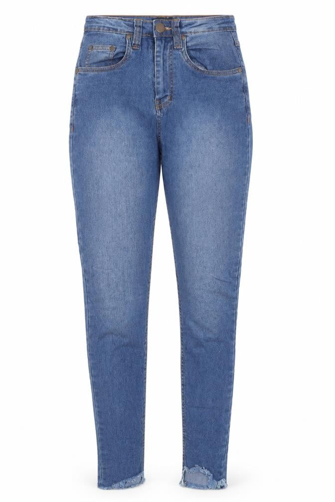 Pretty Little Thing Womens Blue  Cotton Skinny Jeans Size 6 L27 in Regular