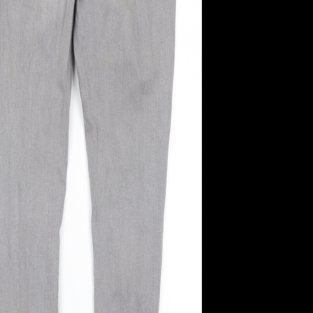 Denim Co Womens Grey  Cotton Skinny Jeans Size 12 L29 in Regular