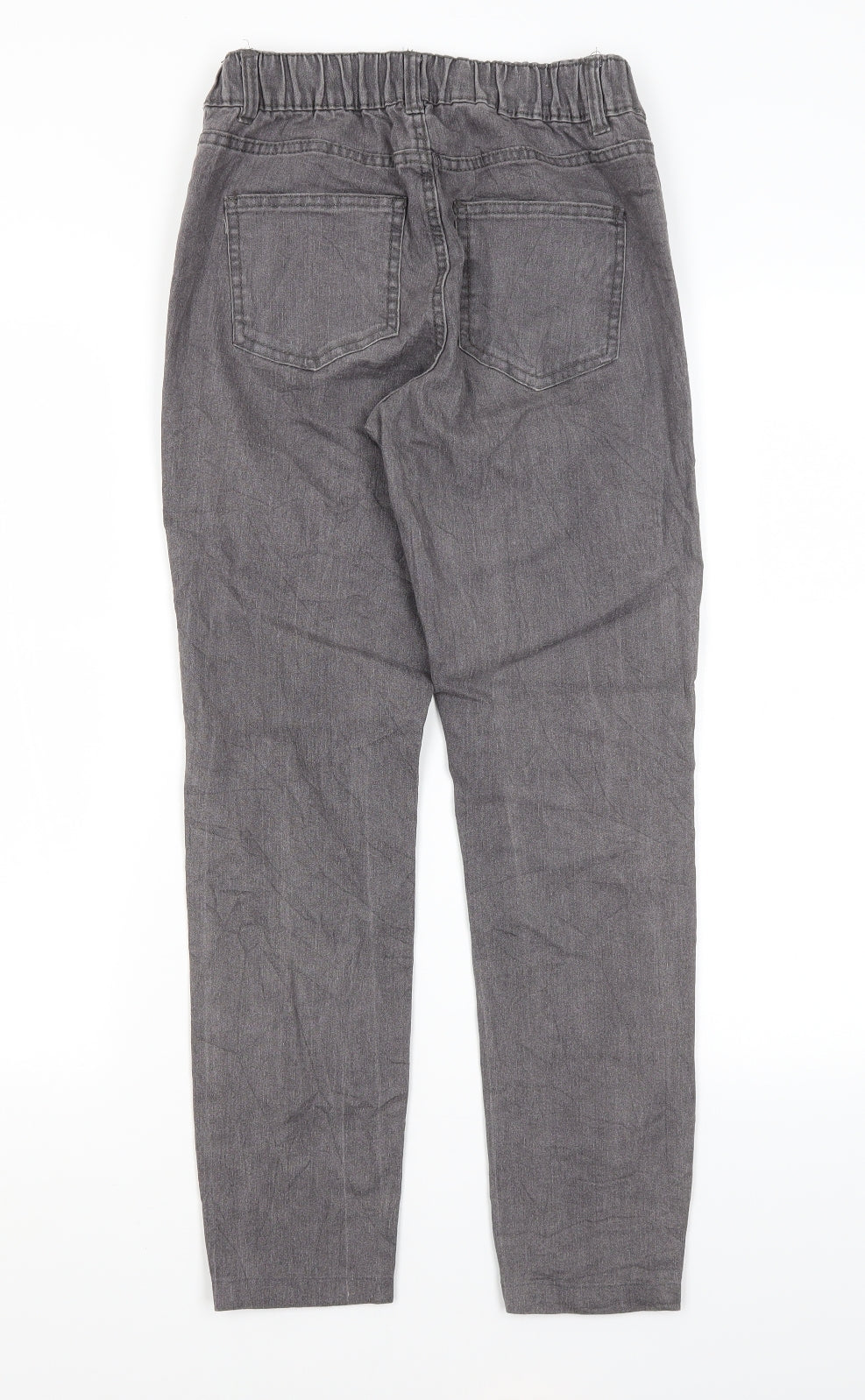 Janina Womens Grey  Cotton Skinny Jeans Size 8 L27 in Regular