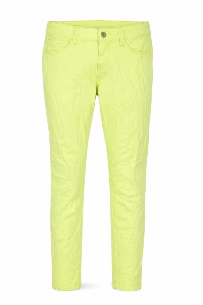 Pieces Womens Yellow  Cotton Skinny Jeans Size XS L28 in Regular
