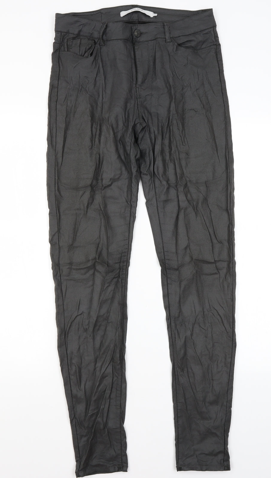 VERO MODA Womens Grey  Viscose Trousers  Size M L31 in Regular