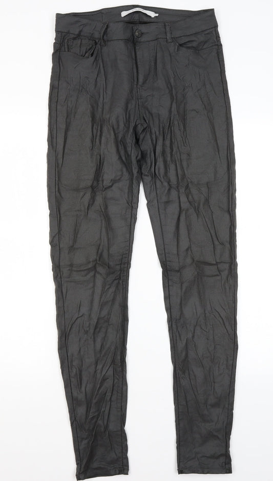 VERO MODA Womens Grey  Viscose Trousers  Size M L31 in Regular