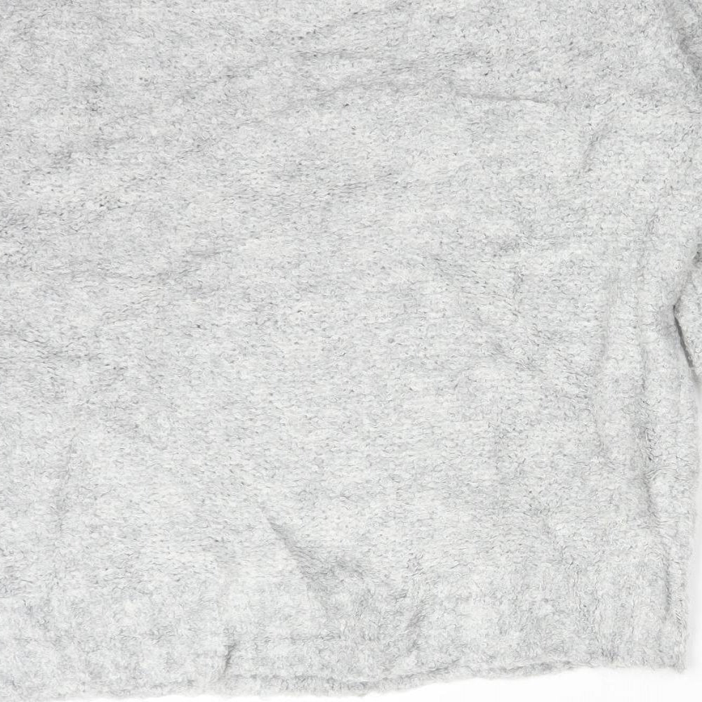 Primark Womens Grey  Acrylic Pullover Sweatshirt Size M