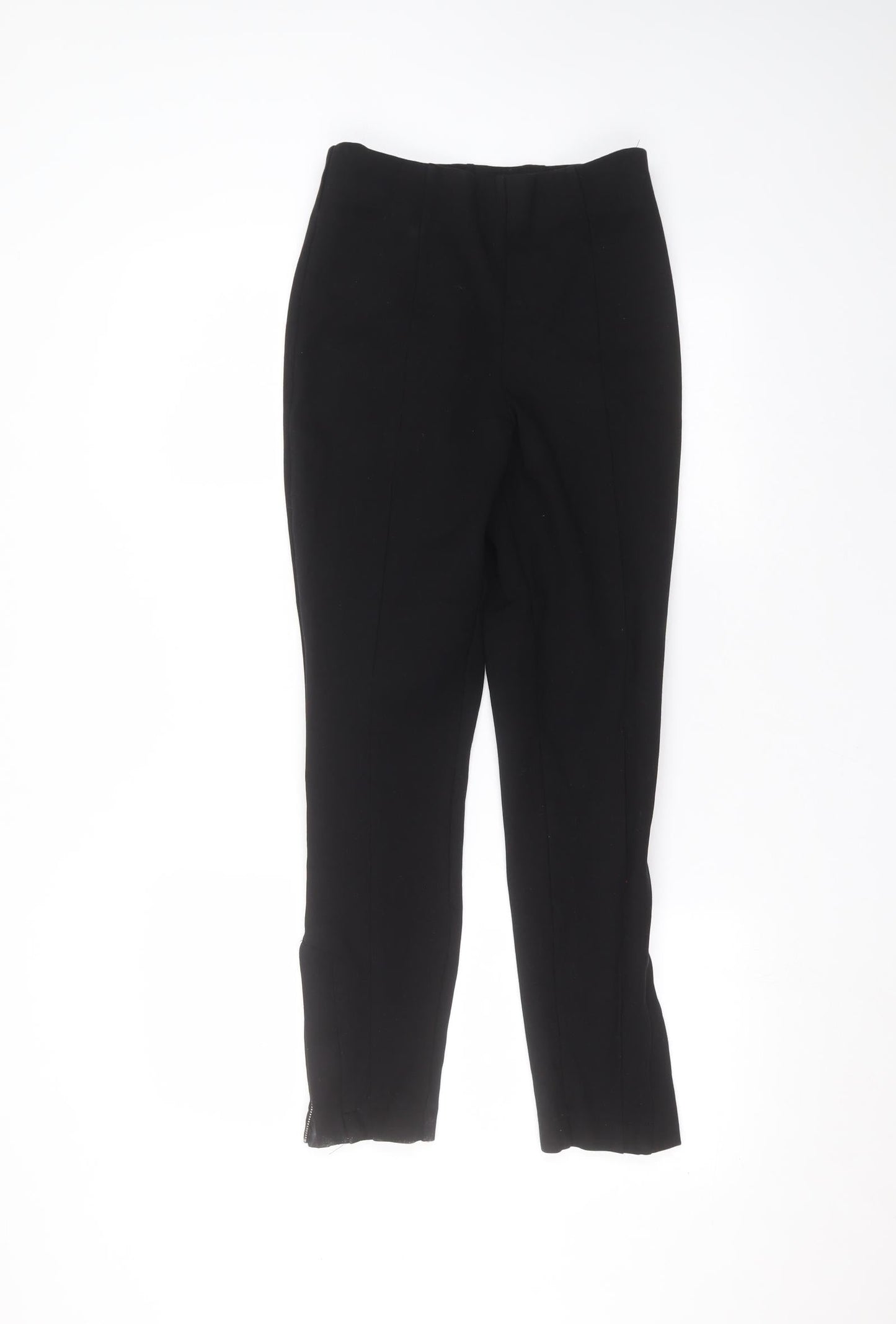 ASOS Womens Black  Viscose Trousers  Size 8 L26 in Regular