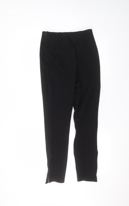 ASOS Womens Black  Viscose Trousers  Size 8 L26 in Regular