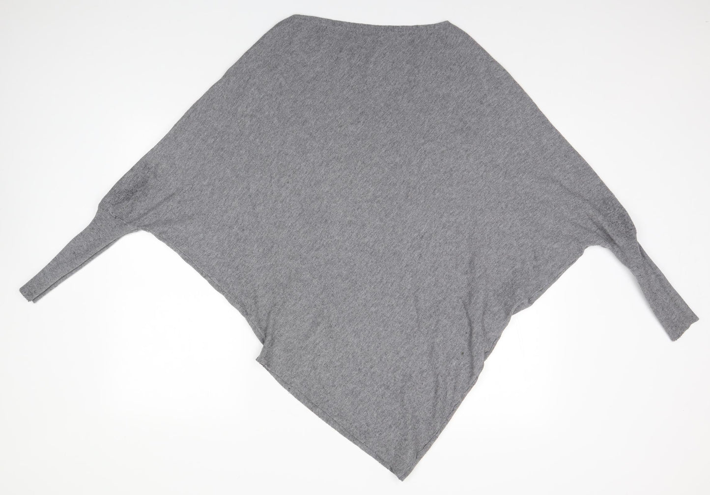 Paris Womens Grey Round Neck   Pullover Jumper Size M