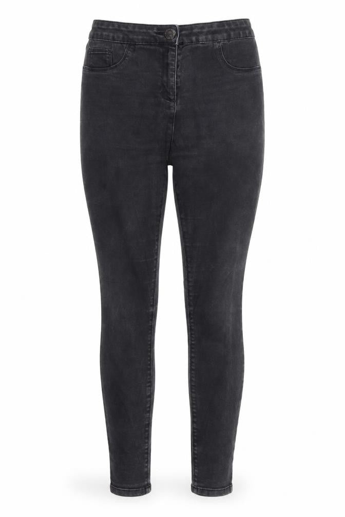 Papaya Denim Womens Black  Cotton Skinny Jeans Size 12 L28 in Regular