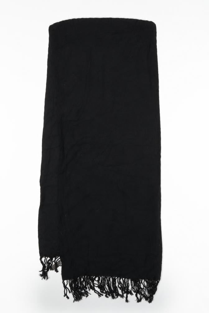 Preworn Womens Black  Viscose  Shawl/Wrap