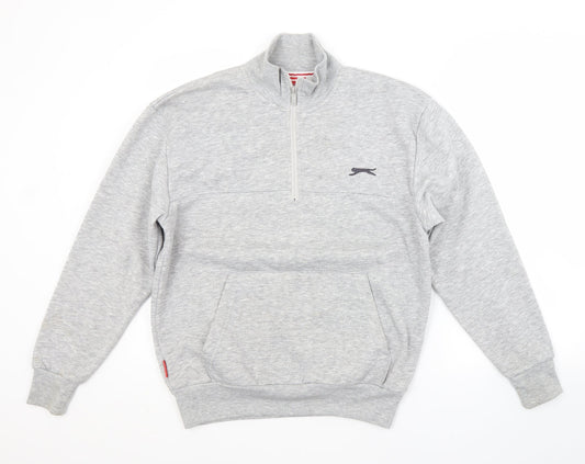 Slazenger Mens Grey   Full Zip Sweatshirt Size S