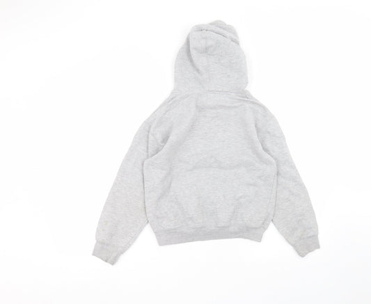 Planet Hollywood Boys Grey  Cotton Pullover Hoodie Size 11-12 Years