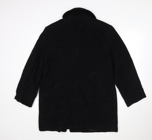 LOFT Womens Black   Overcoat Coat Size 10