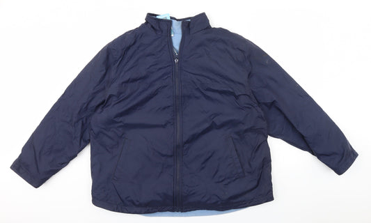essence Womens Blue   Rain Coat Coat