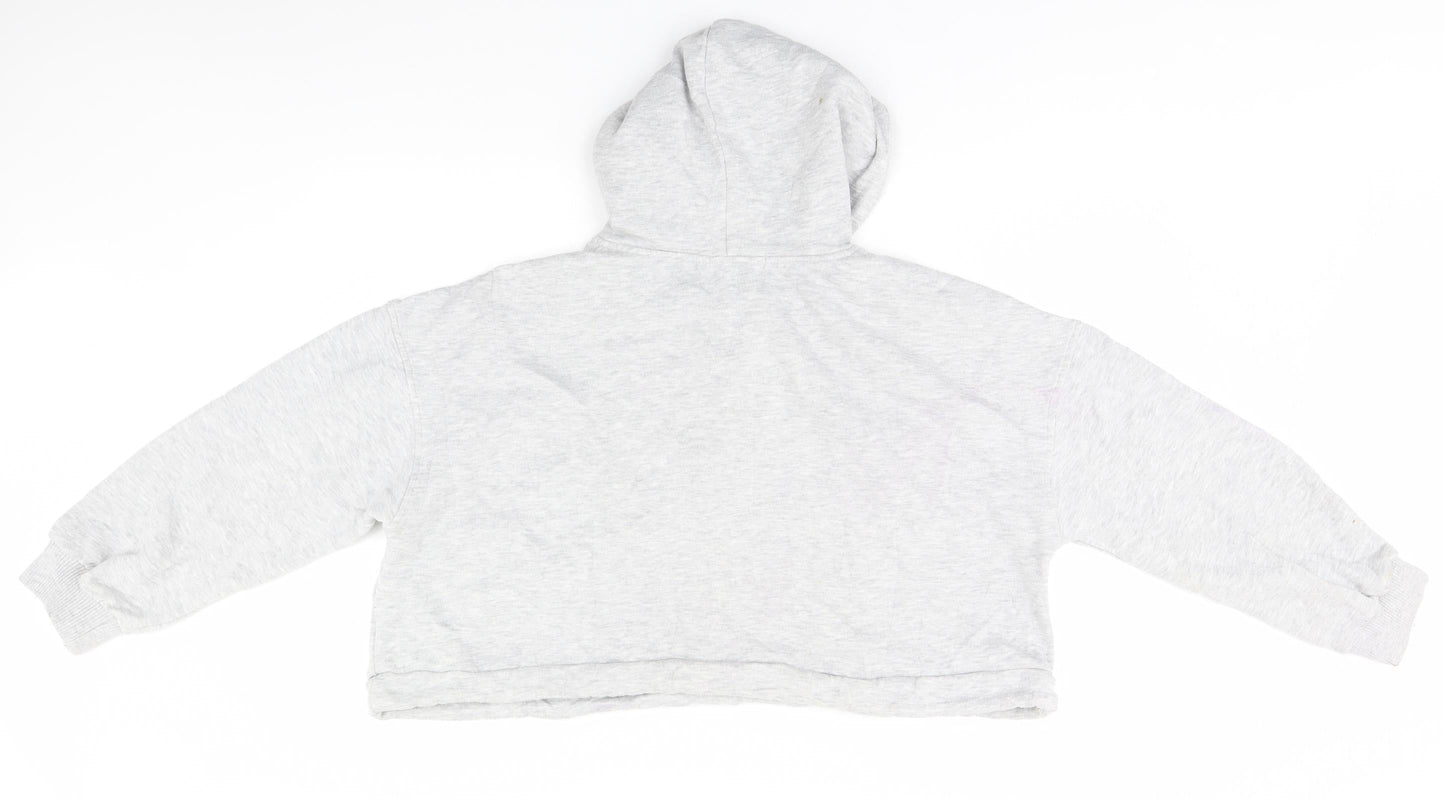 Primark Womens Grey  Polyester Pullover Hoodie Size 14