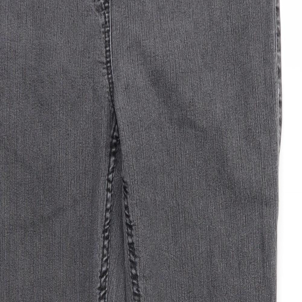 M&Co Womens Black  Cotton Jegging Jeans Size 12 L30 in Regular