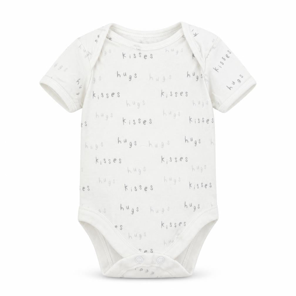 George Baby White Spotted Cotton Babygrow One-Piece Size 0-3 Months