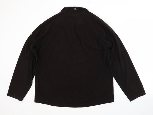 Craghoppers Mens Black Round Neck  Polyester Pullover Jumper Size L
