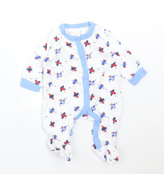 MOON&STARS Boys Multicoloured  Cotton Babygrow One-Piece Size Newborn   - PLANES