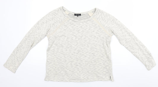New Look Womens Beige Round Neck  Cotton Pullover Jumper Size 18