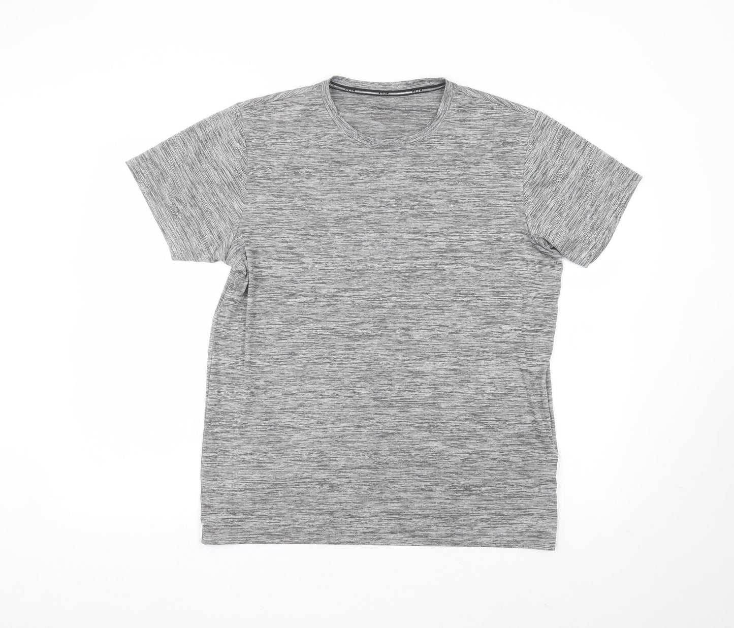 Stadium Mens Grey  Polyester  T-Shirt Size L Round Neck