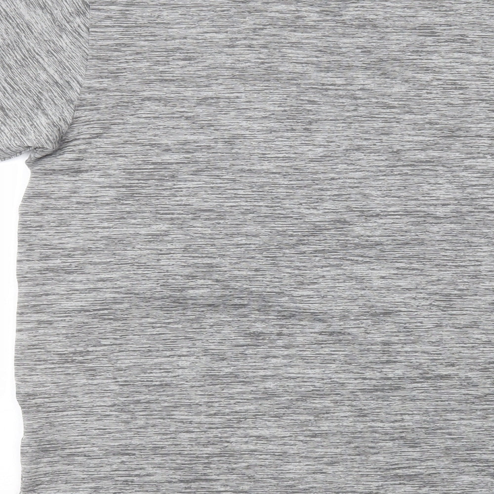 Stadium Mens Grey  Polyester  T-Shirt Size L Round Neck