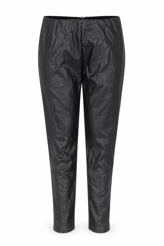 PRETTYLITTLETHING Womens Black  Polyester Trousers  Size 12 L28 in Regular
