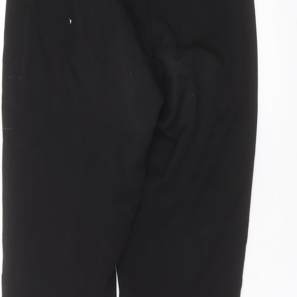 Artigiano Womens Black  Polyester Trousers  Size 14 L29 in Regular