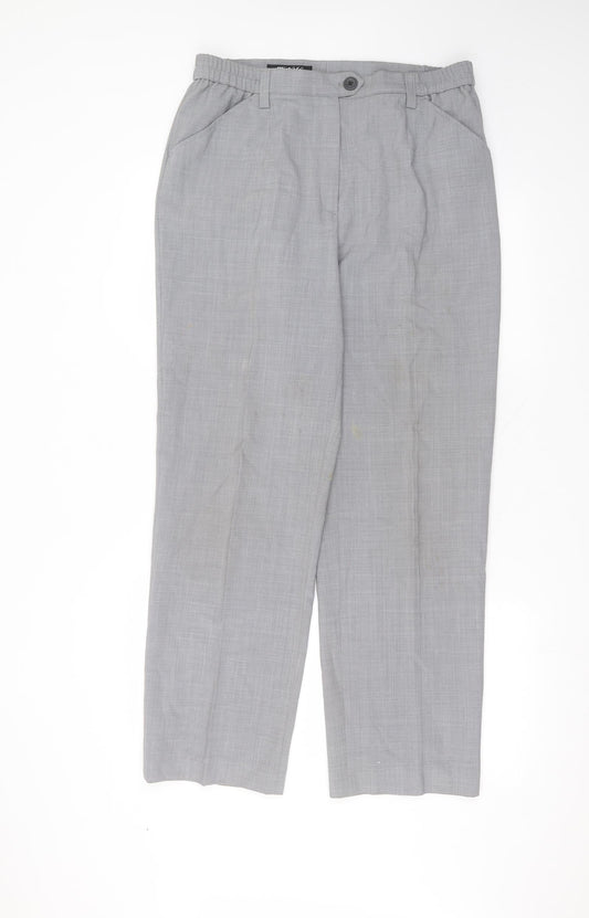 wichele Womens Grey  Polyester Trousers  Size 16 L28 in Regular