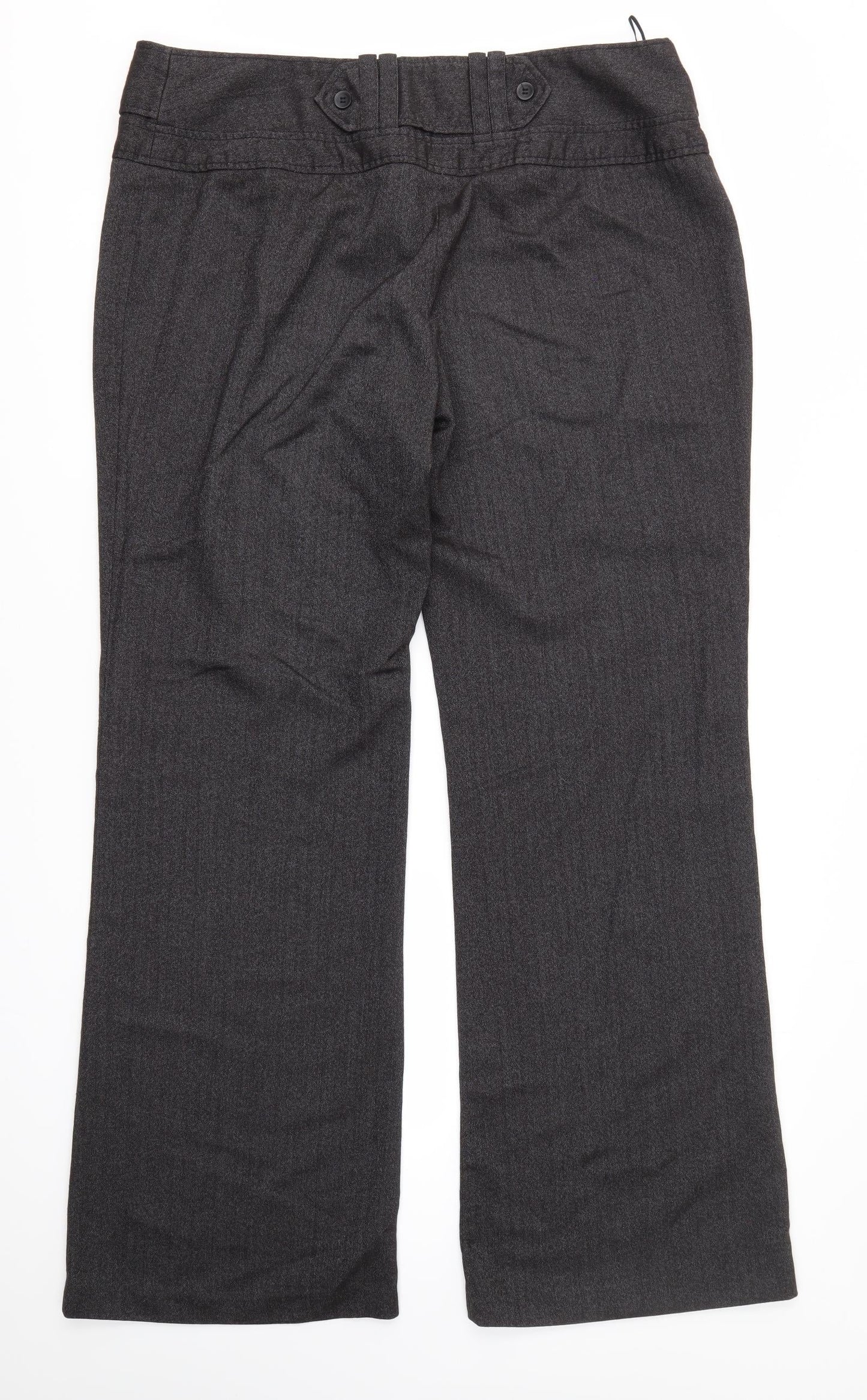 NEXT Womens Grey  Polyester Dress Pants Trousers Size 36 in L32 in Regular