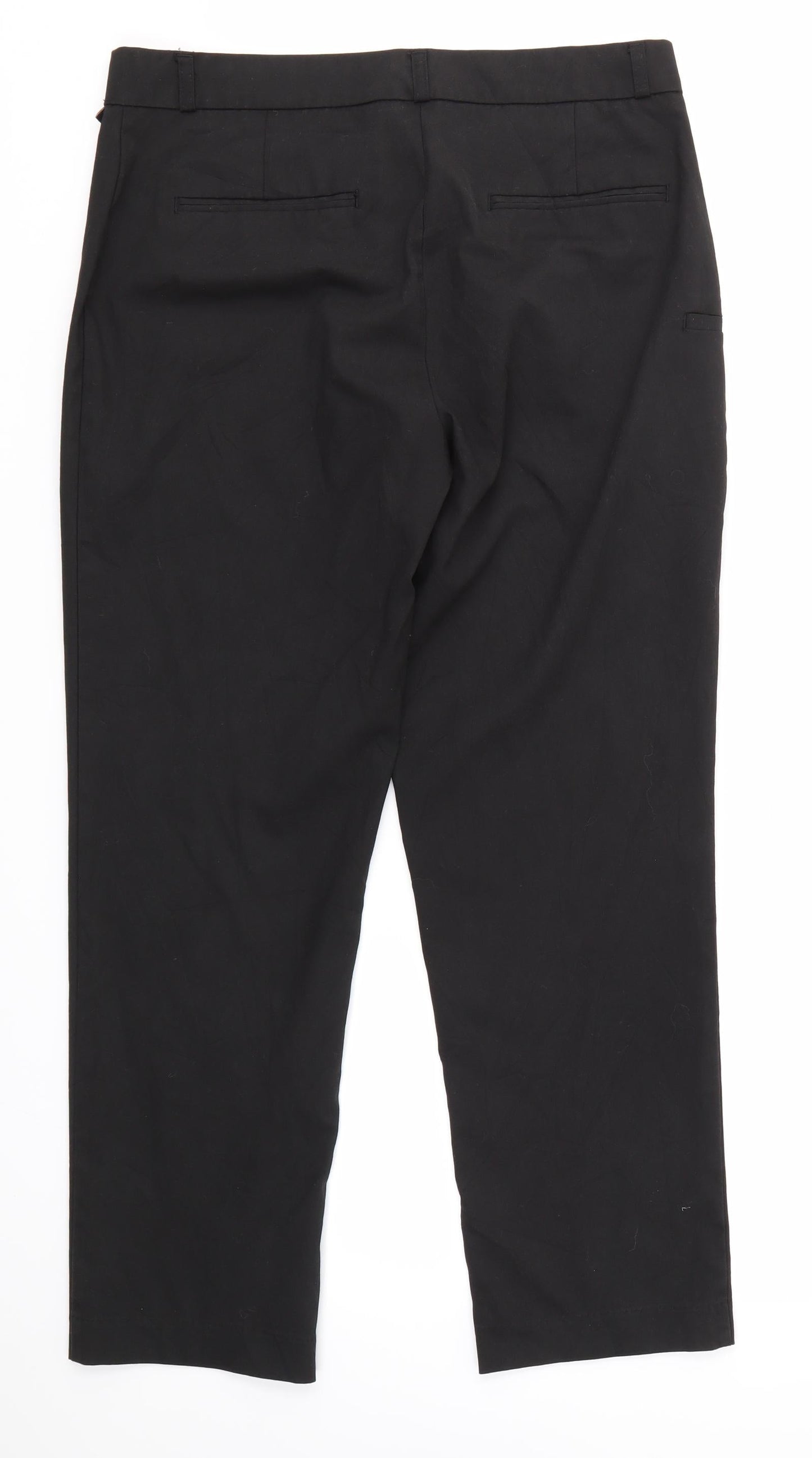 incorporatewear Womens Black  Polyester Dress Pants Trousers Size 10 L26 in Regular