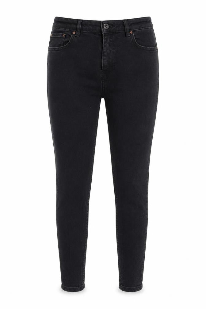 DENIM CO Womens Black  Cotton Skinny Jeans Size 12 L28 in Regular