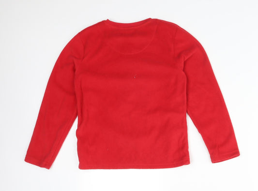 Primark Boys Red Solid Polyester  Pyjama Top Size 8-9 Years   - IRON MAN