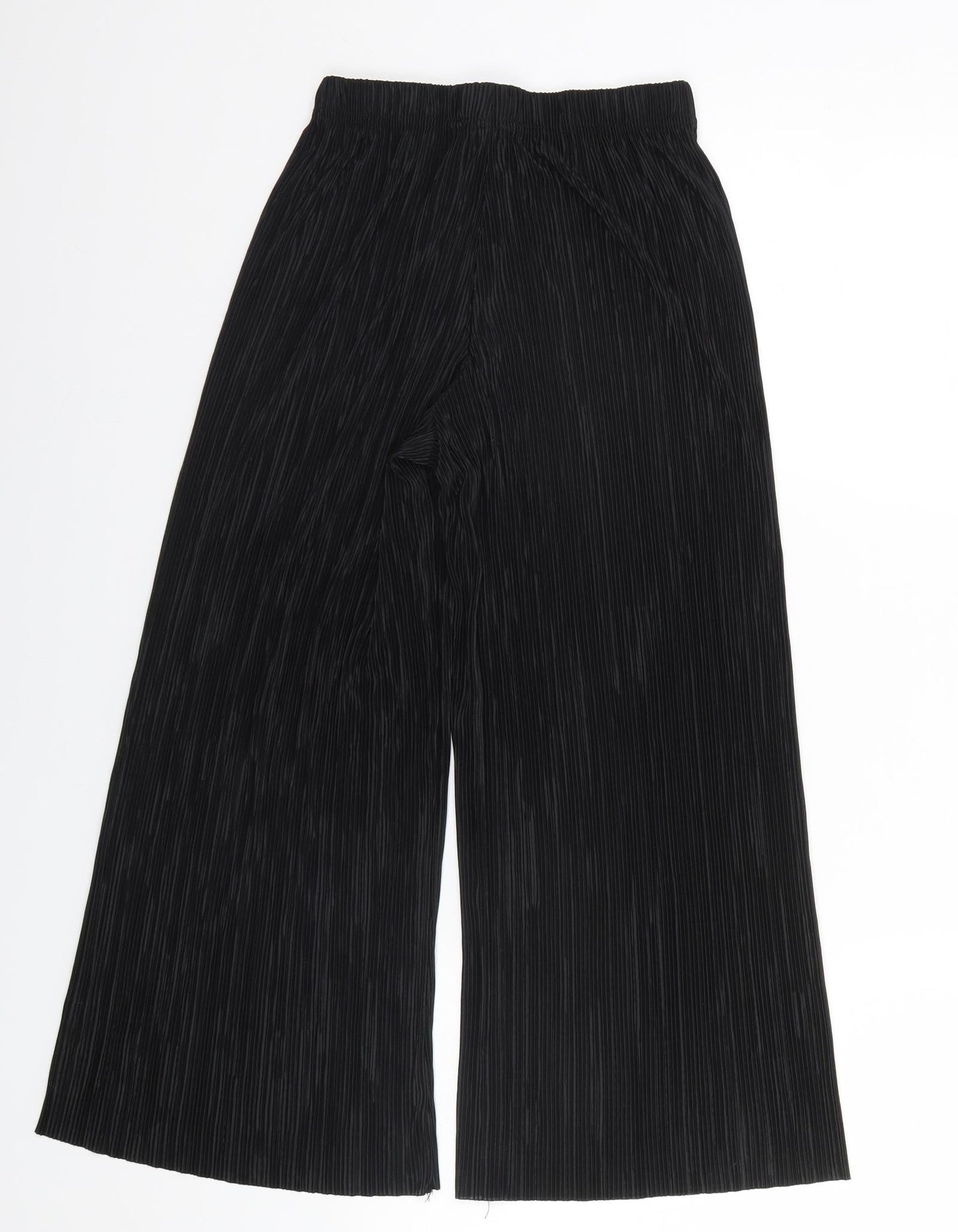 New Look Womens Black Striped  Trousers  Size 6 L21 in Regular