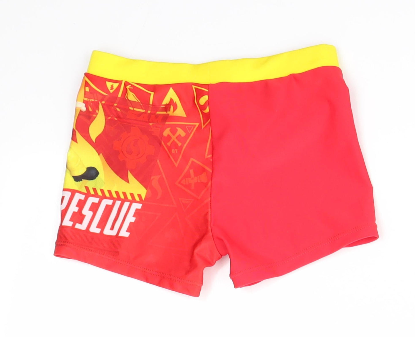 Fireman Sam Boys Multicoloured  Polyester Sweat Shorts Size 3-4 Years  Regular