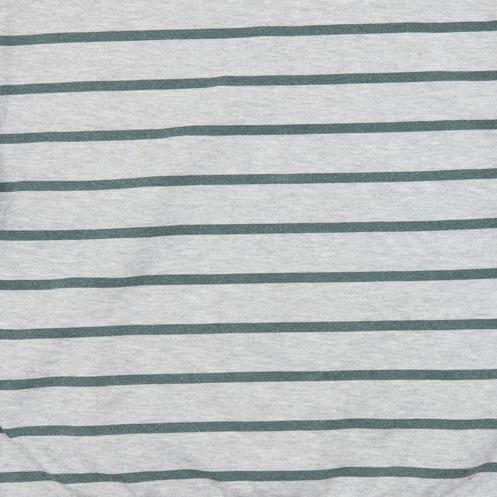 Primark Womens Grey Striped Polyester Pullover Sweatshirt Size 10   - HARRY POTTER