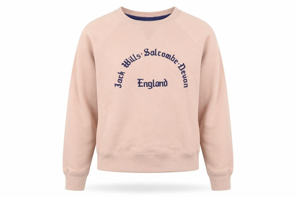 Womens UK 6 Regular Jack Wills Pink Pullover Sweatshirt