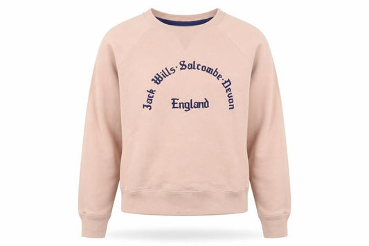 Womens UK 6 Regular Jack Wills Pink Pullover Sweatshirt