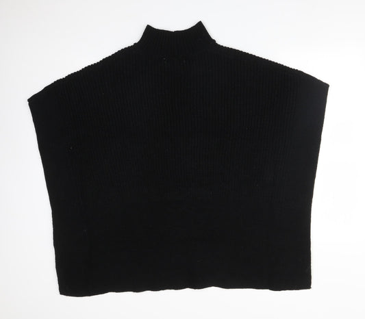LOVE KNITWEAR Womens Black   Jacket Poncho Size M