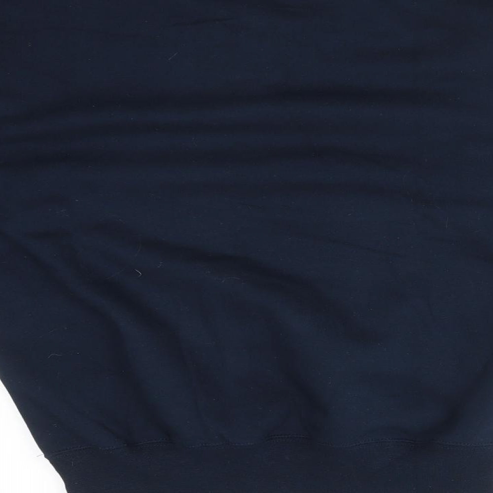 BARATEC Mens Blue  Polyester Pullover Sweatshirt Size XS