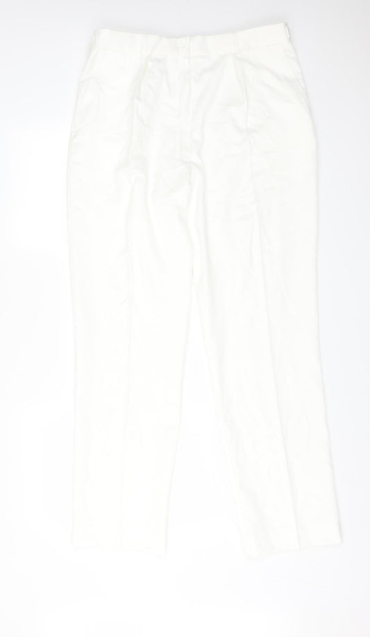 SLACKS Womens White   Dress Pants Trousers Size 32 L31 in Regular
