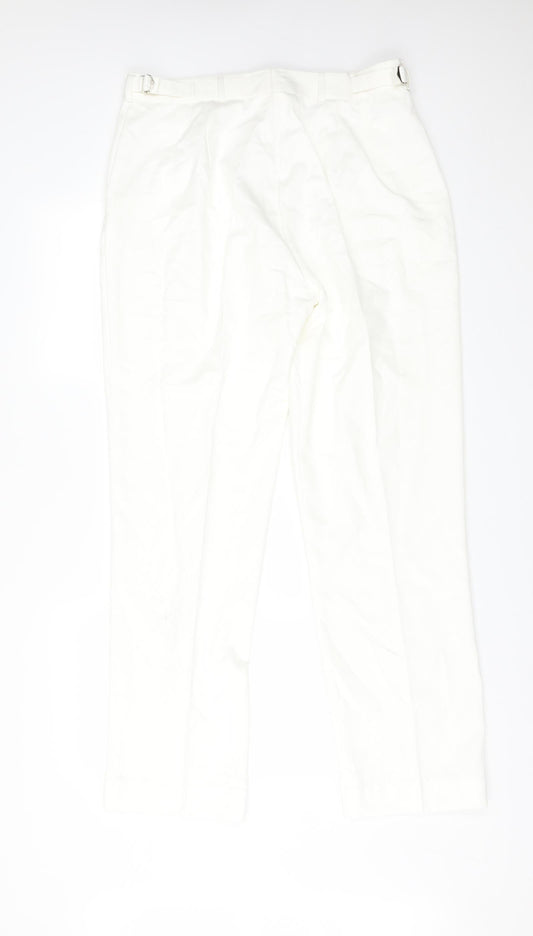 SLACKS Womens White   Dress Pants Trousers Size 32 L31 in Regular