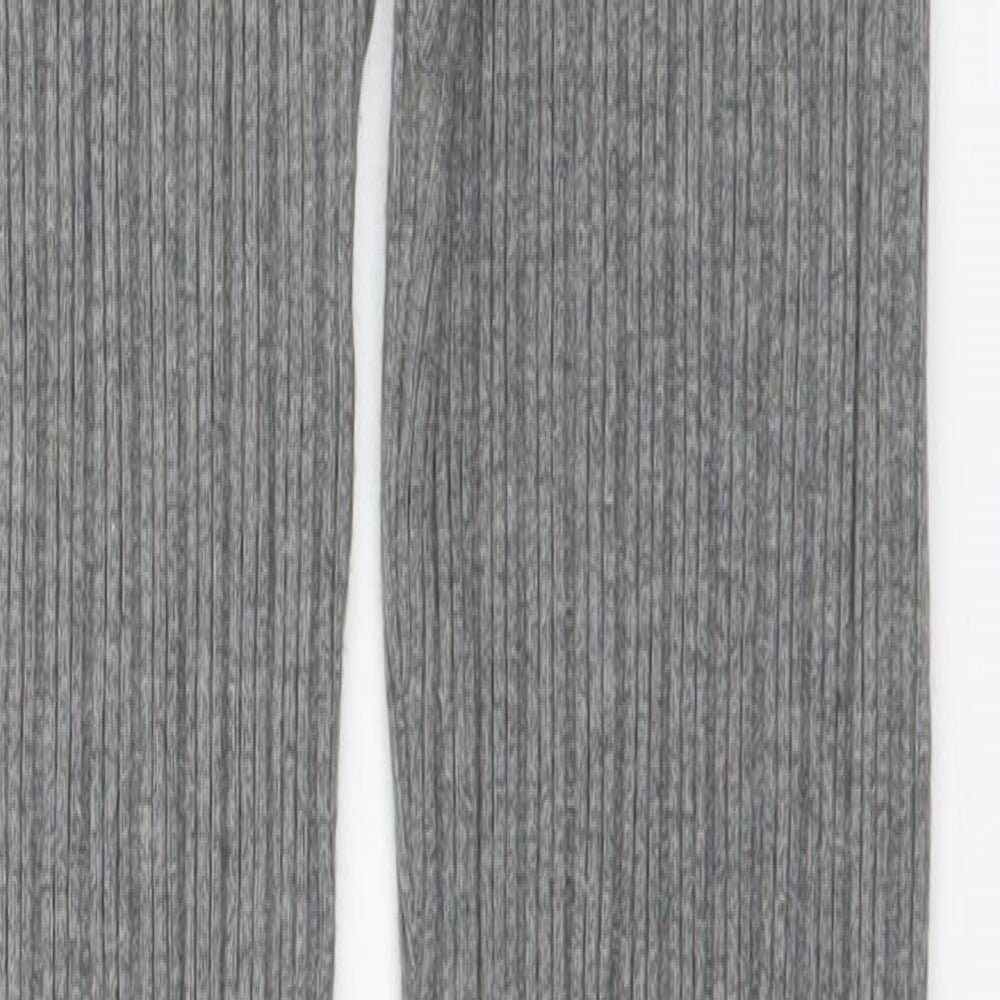 ASOS Womens Grey  Acrylic Trousers  Size 10 L26 in Regular