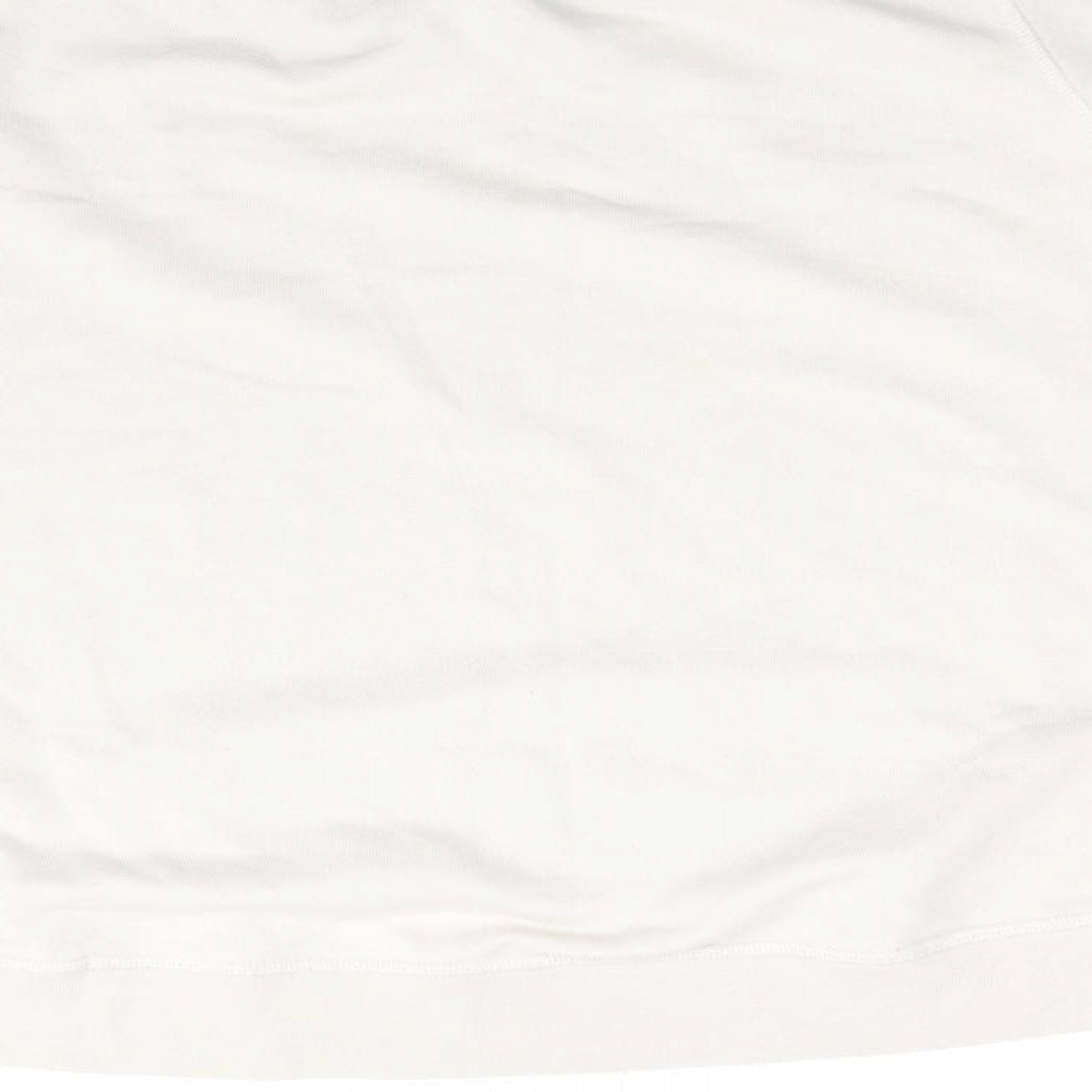 River Island Womens Ivory  Polyester Pullover Sweatshirt Size M