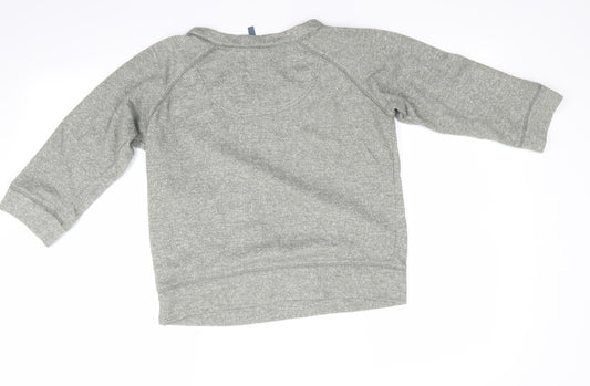 E-vie Womens Green  Polyester Pullover Sweatshirt Size 10   - Green with White Fleck