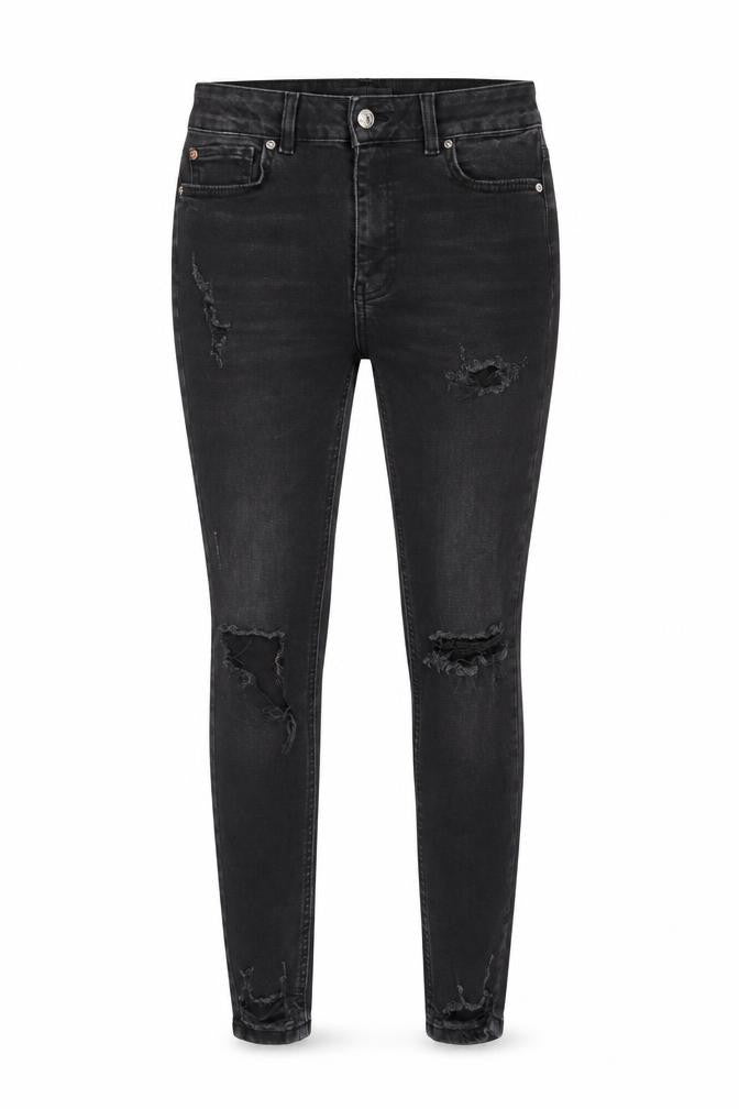 Denim Co Womens Black  Cotton Skinny Jeans Size 10 L27 in Regular