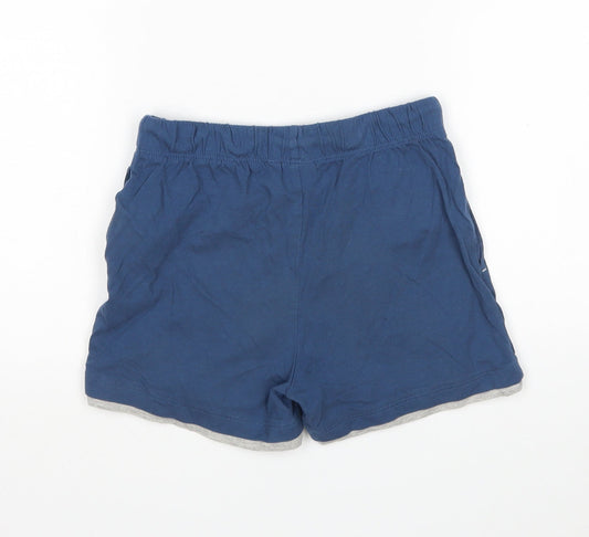 Sun City Boys Blue  Cotton  Sleep Shorts Size 8 Years