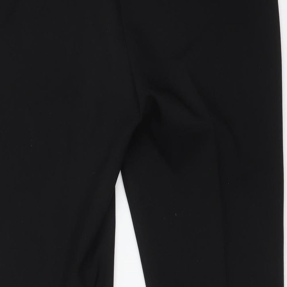 Peacocks Womens Black  Polyester Dress Pants Trousers Size 14 L27 in Regular